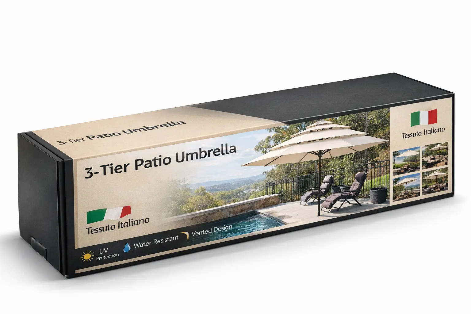 Contenuto confezione Solaro Umbrella